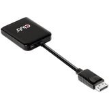 Club 3D DisplayPort 1.4 naar 2x HDMI hub Zwart