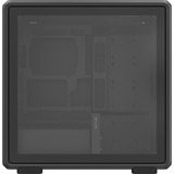 Cooler Master MasterFrame 600 Mesh midi tower behuizing Zwart | 2x USB-A | 1x USB-C | RGB | Tempered Glass