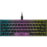Corsair K65 RGB MINI, gaming toetsenbord Zwart, US lay-out, Cherry MX RGB Speed Silver, RGB leds, 60%, PBT double-shot