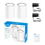 Cudy AX1800 Gigabit Mesh Wi-Fi 6 System (2-Pack) mesh router Wit