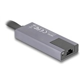 DeLOCK USB-C > 2.5 Gigabit LAN slim netwerkadapter Grijs