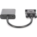 Digitus Digitus VGA HDMI Konverter adapter Zwart