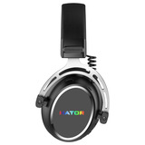 Hator Hypergang 3 Wireless over-ear gaming headset Zwart, RGB, 2.4GHz / Bluetooth / USB