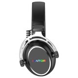 Hator Hypergang 3 Wireless over-ear gaming headset Zwart, RGB, 2.4GHz / Bluetooth / USB