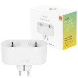 Hombli Smart Socket Duo EU schakel stekkerdoos Wit, 2 stuks