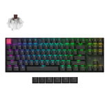 Keychron K8X-B3 RGB mechanisch toetsenbord Zwart, US lay-out (QWERTY), Keychron Super Brown, 80% (TKL)	, RGB, Cherry Double-shot PBT Keycaps, Bluetooth | USB-C