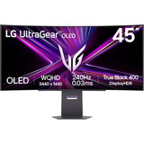 LG UltraGear OLED 45GX900A-B 45" Curved UltraWide gaming monitor Donkergrijs, 2x HDMI, DisplayPort, 2x USB-A, USB-C, 240 Hz
