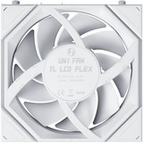 Lian Li UNI FAN TL LCD FLEX RGB case fan Wit, 124 x 120 x 28 mm, PWM