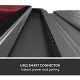 Logitech Rugged Combo 4 voor iPad (10e generatie)  toetsenbord Zwart, EU lay-out (QWERTY), 80% (TKL)	
