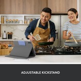 Logitech Rugged Combo 4 voor iPad (10e generatie)  toetsenbord Zwart, EU lay-out (QWERTY), 80% (TKL)	