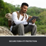 Logitech Rugged Combo 4 voor iPad (10e generatie)  toetsenbord Zwart, EU lay-out (QWERTY), 80% (TKL)	