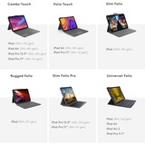 Logitech Rugged Combo 4 voor iPad (10e generatie)  toetsenbord Zwart, EU lay-out (QWERTY), 80% (TKL)	