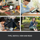 Logitech Rugged Folio for iPad (10e generatie & A16) toetsenbord Zwart, UK lay-out (QWERTY), 80% (TKL)