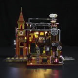 Lumibricks Steampunk World - Steampunk Train Station Constructiespeelgoed F9007V2.0