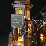 Lumibricks Steampunk World - Steampunk Train Station Constructiespeelgoed F9007V2.0