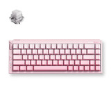 MCHOSE Ace 68 Turbo Full-aluminum Esports Hall Effect Keyboard, gaming toetsenbord Lichtroze, US lay-out, 65%, 16K, RGB, Hot swap, USB-C, Hall Effect Sensor