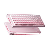MCHOSE Ace 68 Turbo Full-aluminum Esports Hall Effect Keyboard, gaming toetsenbord Lichtroze, US lay-out, 65%, 16K, RGB, Hot swap, USB-C, Hall Effect Sensor