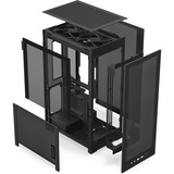 NZXT H2 Flow mini tower behuizing Zwart | 2x USB-A | 1x USB-C | Tempered Glass