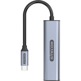 Sitecom USB-C to Ethernet 1 Gigabit Grijs, 0.15 meter