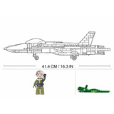 Sluban ModelBricks - F/A-18E Super Bumblebee Fighter Constructiespeelgoed 