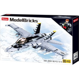 Sluban ModelBricks - F/A-18E Super Bumblebee Fighter Constructiespeelgoed 