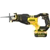 Stanley Brushless V20 18V FATMAX reciprozaag Zwart/geel, Accu, oplader en koffer inbegrepen