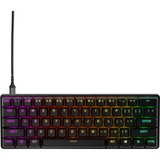 SteelSeries Apex Pro Mini RGB mechanisch gaming toetsenbord Zwart, US lay-out (QWERTY), SteelSeries OmniPoint 2.0, 60%, 60%, RGB leds, Double Shot PBT Keycaps