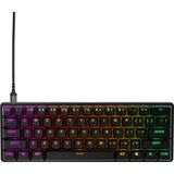 SteelSeries Apex Pro Mini, gaming toetsenbord Zwart, US lay-out, SteelSeries OmniPoint 2.0, 60%, RGB leds, Double Shot PBT Keycaps