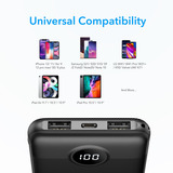VEGER L10 powerbank 10.000mAh Zwart