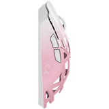 WLMouse Beast X Medium V2 Wireless Gaming Mouse - Pink/White Roze/wit, 50 - 50.000 dpi, 8K, 2.4GHz / USB-C