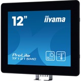 iiyama ProLite TF1215MC-B1 12.1" touchscreen monitor Zwart, VGA, HDMI, DisplayPort 