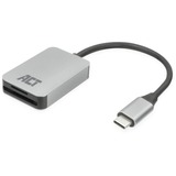 ACT Connectivity USB-C kaartlezer voor SD en micro SD, SD 4.0 UHS-II Aluminium