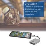 ACT Connectivity USB-C kaartlezer voor SD en micro SD, SD 4.0 UHS-II Aluminium