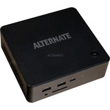 ALTERNATE Workstation Nuc Core 5 120U pc-systeem Zwart | Core 5 120U | Iris Xe Graphics | 32 GB | 1 TB SSD
