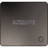 ALTERNATE Workstation Nuc Core 5 120U pc-systeem Zwart | Core 5 120U | Iris Xe Graphics | 32 GB | 1 TB SSD