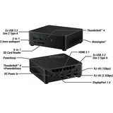 ALTERNATE Workstation Nuc Core 5 120U pc-systeem Zwart | Core 5 120U | Iris Xe Graphics | 32 GB | 1 TB SSD