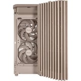 ASUS ASUS PROART PA401 WOOD MESH PWM BEIGE midi tower behuizing Beige | 2x USB-A | 1x USB-C | Window