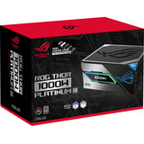 ASUS ROG Thor Platinum III (ROG Equalizer) modulaire 1000 watt voeding  Zwart, 1x 12V-2x6, 4x PCIe