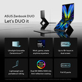 ASUS Zenbook DUO UX8407AA-SN481WS 14"  Copilot+ 2-in-1 laptop Donkergrijs | Core Ultra 9 386H | Arc B390 | 32 GB | 1 TB SSD | Touch