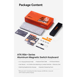 ATK RS6 Ultra+ Series Aluminum Magnetic Switch Keyboard - Azure Fairy Lichtblauw, US lay-out (QWERTY), 80% (TKL)