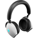 Alienware Tri-Mode draadloze gamingheadset - AW920H over-ear gaming headset Wit, RGB led, 3,5 mm / Bluetooth 5,2 / USB-Dongle