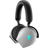 Alienware Tri-Mode draadloze gamingheadset - AW920H over-ear gaming headset Wit, RGB led, 3,5 mm / Bluetooth 5,2 / USB-Dongle