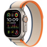Apple Trail-bandje - Oranje/beige (49 mm) - S/M armband Oranje/beige