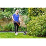 BLACK+DECKER 18V Trimmer met 2 messen en accu grastrimmer Zwart/oranje, 25 cm, accu inbegrepen