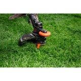 BLACK+DECKER 18V Trimmer met 2 messen en accu grastrimmer Zwart/oranje, 25 cm, accu inbegrepen