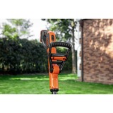 BLACK+DECKER 18V Trimmer met 2 messen en accu grastrimmer Zwart/oranje, 25 cm, accu inbegrepen