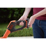 BLACK+DECKER 18V Trimmer met 2 messen en accu grastrimmer Zwart/oranje, 25 cm, accu inbegrepen