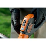 BLACK+DECKER 18V Trimmer met 2 messen en accu grastrimmer Zwart/oranje, 25 cm, accu inbegrepen