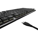 CHERRY MX Board 10, gaming toetsenbord Zwart, US lay-out, Cherry MX Low Profile Speed, RGB