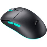 CHERRY XTRFY M8 Wireless gaming muis Zwart/mint, 400 - 26.000 DPI, USB / 2.4 GHz